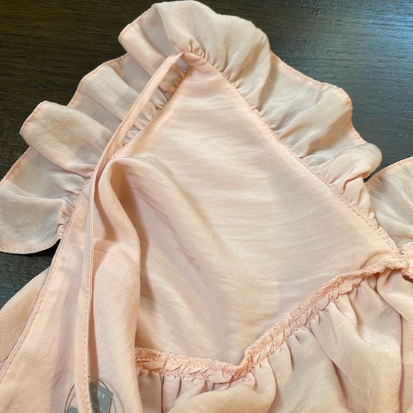 NWT ASOS size 4 ruffle tank top pink - Picture 4 of 7